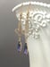 Image of Vintage Style Purple Art Deco Earrings - Art Deco Jewelry - 1920s Deco Earrings - 1920s Jewelry -...