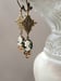 Image of Edwardian Cameo Earrings - Jane Austen Jewelry - Gilded Age Earrings - Victorian Era Jewelry - Re...