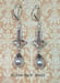 Image of Art  Pearl Deco Earrings - 1920s Art Deco Jewelry - 1920s Bridal Earrings - Edwardian Style Jewel...