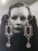 Image of Silver Crystal Flapper Earrings - 1920s Art Deco Jewelry - Great Gatsby Wedding - 1920s Earrings ...