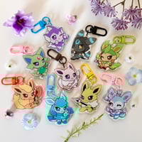 Image 2 of Eeveelution Acrylic Charms
