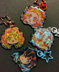 Image 1 of Demon Slayer - Holographic Charms