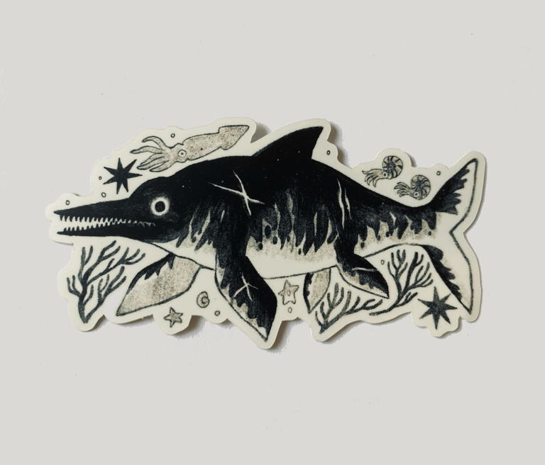 ichthyosaur sticker