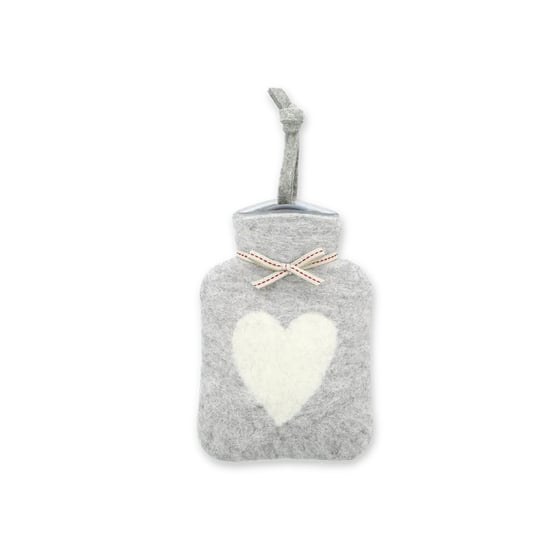 Image of Mini Bouillotte Laine Mérinos:  Coeur 