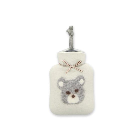 Image of Mini Bouillotte Laine Mérinos: Ourson