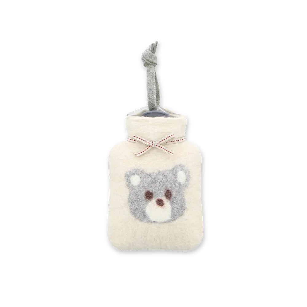 Image of Mini Bouillotte Laine Mérinos: Ourson