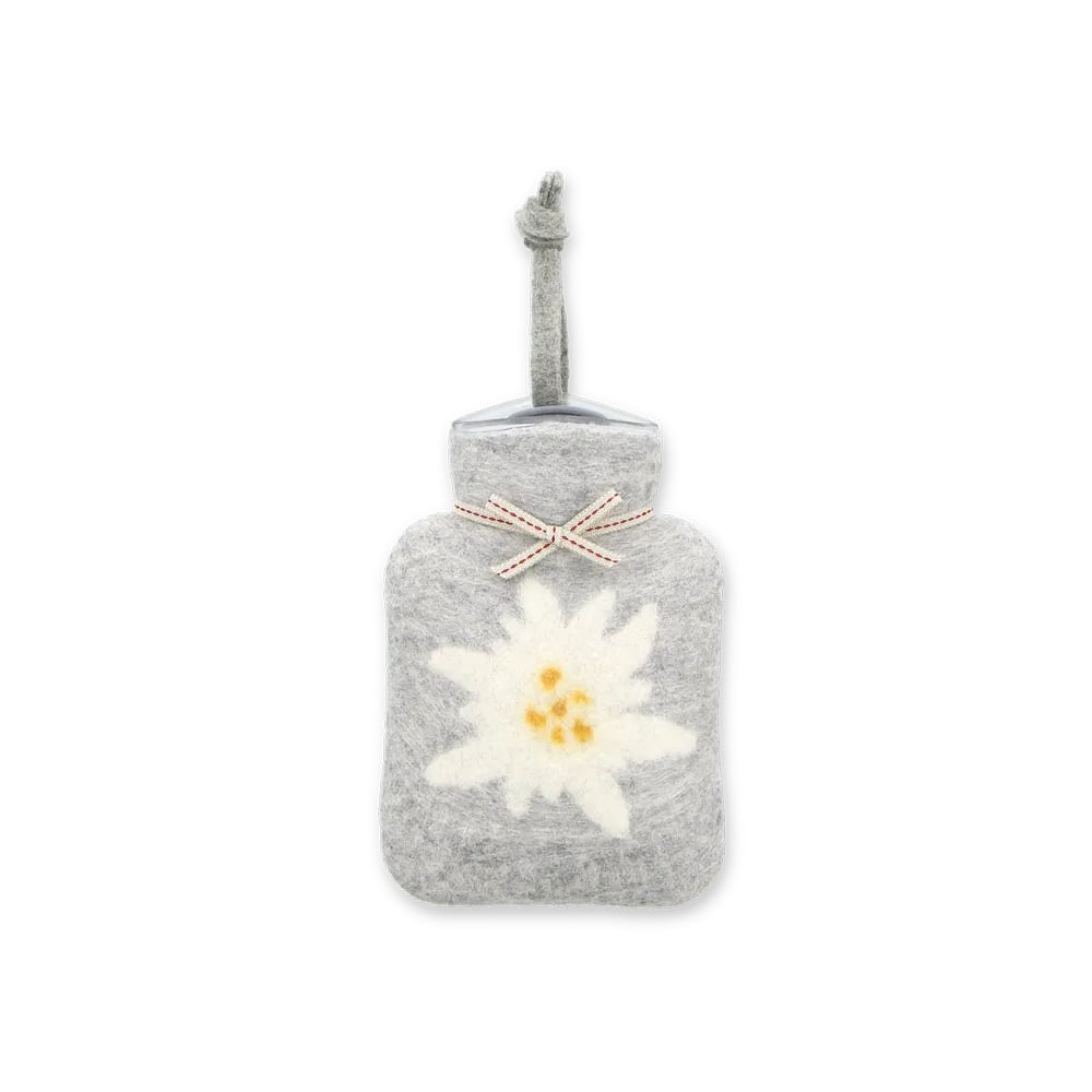 Image of Mini Bouillotte Laine Mérinos Edelweiss