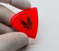 Image 1 of NEW: 4mm 'LAVA GLOW' plectrums 🔥