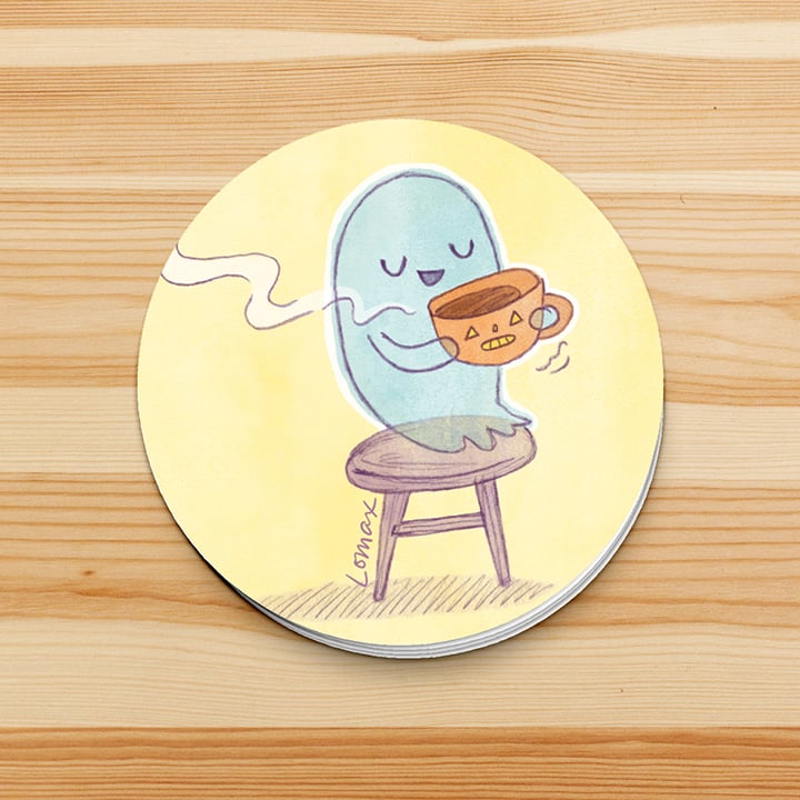 Image of Macky Jean Ghostie Mini-Zine with 2 Free Stickers!