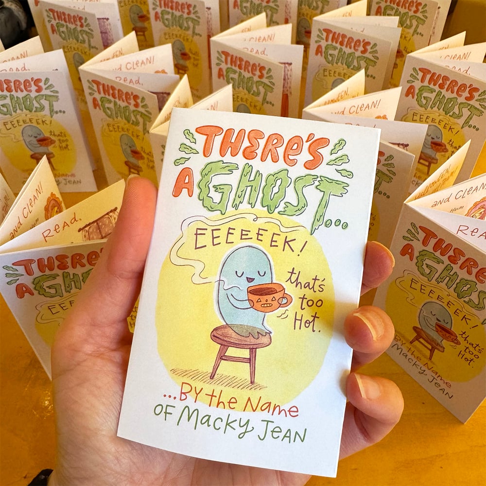 Image of Macky Jean Ghostie Mini-Zine with 2 Free Stickers!
