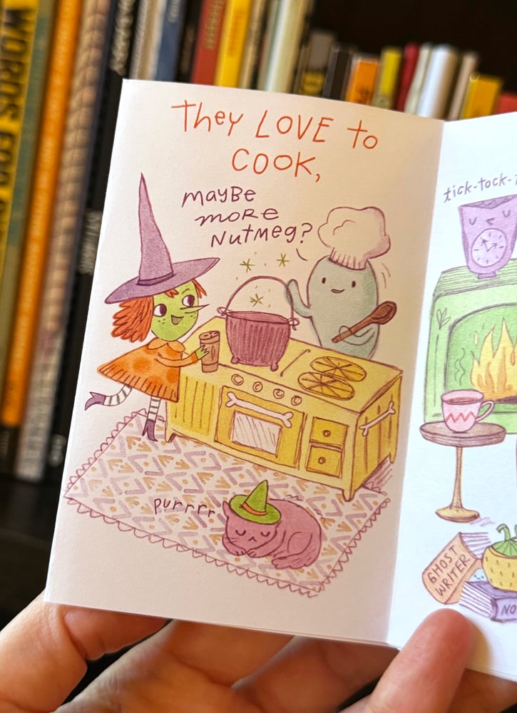 Image of Macky Jean Ghostie Mini-Zine with 2 Free Stickers!