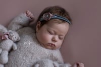 Image 4 of Pink grey headband