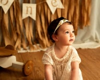 Image 4 of Rose headband ivory