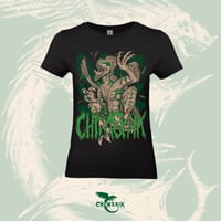 Image 1 of RAPTOR ASSAILLANT // T-shirt noir Femme