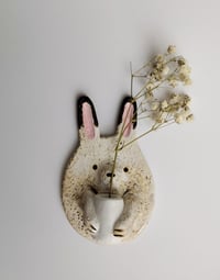 Image 4 of Ympyrä savimagneetti, kettu, karhu ja pupu