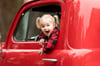 Outdoor RED TRUCK Christmas Mini Session