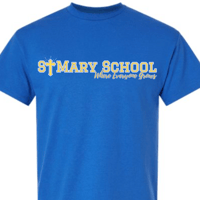 In stock blue SMS apparel 