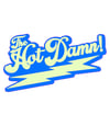 The Hot Damn! "Dancing on the Milky Way" Glow-In-The-Dark Patch