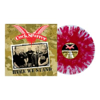 COCK SPARRER - "Here We Stand" LP (Splatter Vinyl)