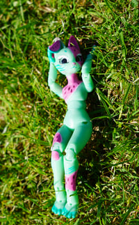 Image 4 of Melon Cat OOAK Ball Jointed Doll Micro 1/12