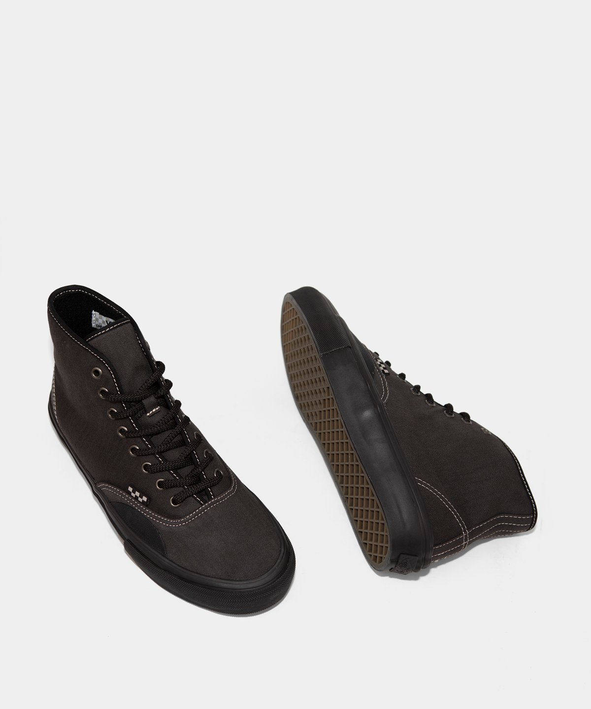 VANS_SKATE AUTHENTIC HI VCU :::ASPHALT/BLACK::: SILO