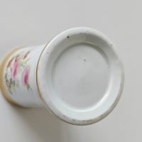 Image 5 of Antique Georgian Hand-Painted Floral Spill Vase