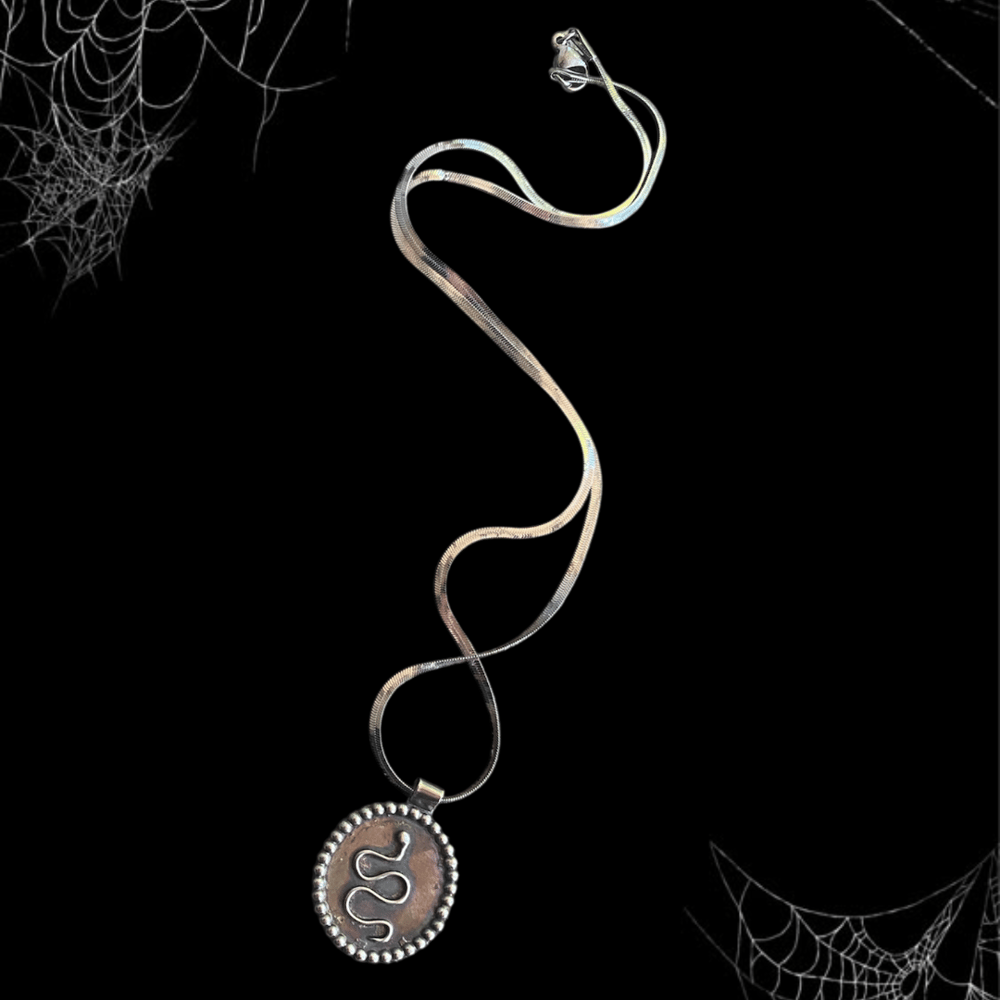 Silver Serpent Necklace