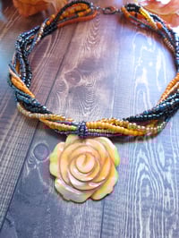 Image 1 of October Flower Necklace