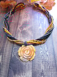 Image 2 of October Flower Necklace
