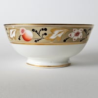 Image 1 of Antique Georgian Swansea Painted & Gilded Bowl c.1815 - 20