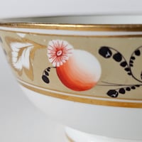 Image 2 of Antique Georgian Swansea Painted & Gilded Bowl c.1815 - 20