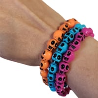 Image 2 of Skull Bracelet  (Size Medium)