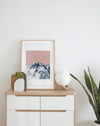 Image 3 of Sommet Rose (Affiche)