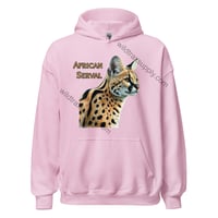 Image 4 of African Serval Pull-Over Hoodie 