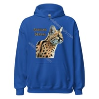 Image 3 of African Serval Pull-Over Hoodie 