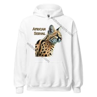 Image 2 of African Serval Pull-Over Hoodie 