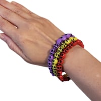Image 1 of Skull Bracelet #2  (Size Medium)