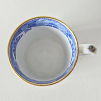 Image 5 of Antique Georgian Spode Blue & White Chinoiserie Gilded Coffee Can c.1805