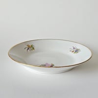 Image 4 of Antique Georgian Hand-Painted Floral Dish c.1820s