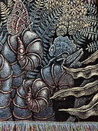 Image 5 of MEGAFLORA • CUSTOM TAPESTRY • 72 x 54 Inches! 