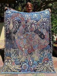 Image 1 of MEGAFLORA • CUSTOM TAPESTRY • 72 x 54 Inches! 