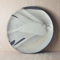 Image 3 of large dark stoneware serving plate