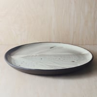 Image 2 of dark stoneware serving plate II