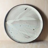 Image 1 of dark stoneware serving plate II