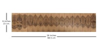 Image 5 of Wood end grain coat rack, 10 hooks