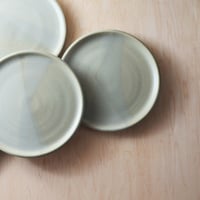 Image 1 of set of 2 sage salad plates