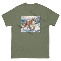 Image 3 of Mountain Lion Snow T-Shirt