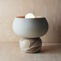 Image 1 of mini stoneware accent lamps