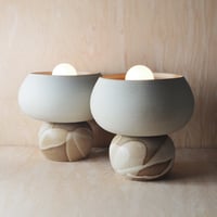 Image 2 of mini stoneware accent lamps