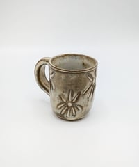 Image 2 of Small Beige Floral Mug